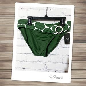 NWT La Blanca Polka Dot Detail Bikini Swim Bottom